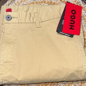 HUGO Men's Beige Chinos